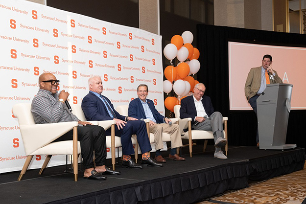 The panel participates in a Q&A.